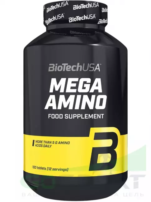 Аминокислоты BioTechUSA Mega Amino 5050 mg 100 таблеток