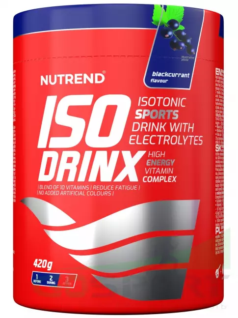 Изотоник NUTREND Isodrinx 420 г, Черная смородина