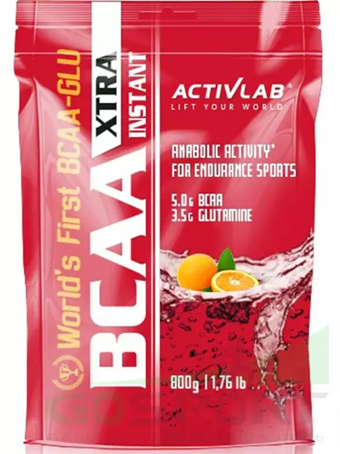 BCAA ActivLab BCAA XTRA Instant 2:1:1 800 гр, Апельсин BCAA ActivLab BCAA XTRA Instant 2:1:1 800 гр, Апельсин