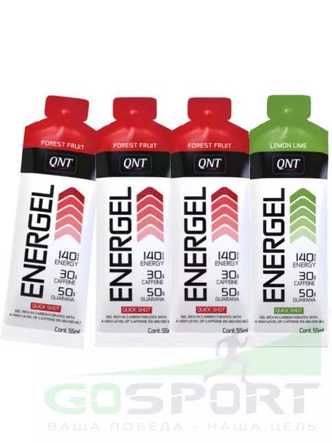 Гель питьевой QNT ENERGY GEL 30mg caffeine Микс, Лесные ягоды, Лимон-Лайм (4 шт) Гель питьевой QNT ENERGY GEL 30mg caffeine Микс, Лесные ягоды, Лимон-Лайм (4 шт)
