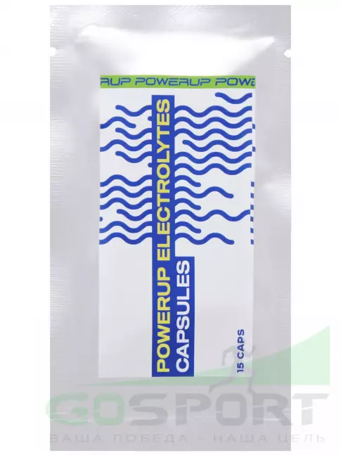 Солевые таблетки Powerup ELECTROLYTES CAPSULES 15 капсул Солевые таблетки Powerup ELECTROLYTES CAPSULES 15 капсул