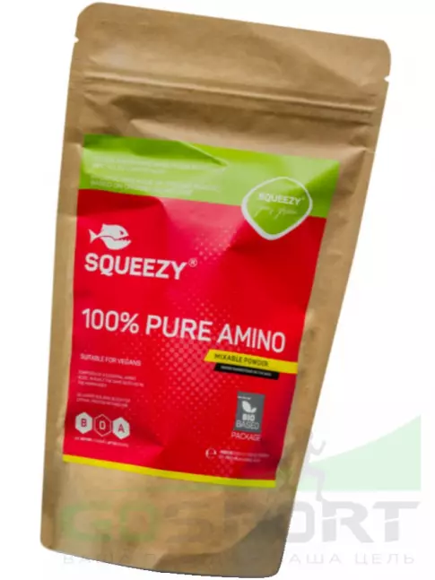 Аминокислоты SQUEEZY SQUEEZY 100% PURE AMINO 200 г Аминокислоты SQUEEZY SQUEEZY 100% PURE AMINO 200 г