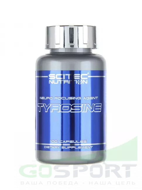 Тирозин Scitec Nutrition Tyrosine 100 капсул Тирозин Scitec Nutrition Tyrosine 100 капсул