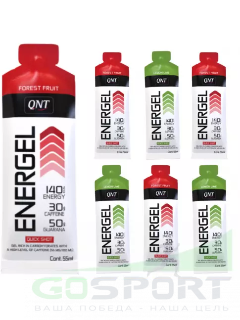 Гель питьевой QNT ENERGY GEL 30mg caffeine Микс, Лесные ягоды, Лимон-Лайм (7 шт) Гель питьевой QNT ENERGY GEL 30mg caffeine Микс, Лесные ягоды, Лимон-Лайм (7 шт)