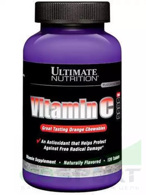 Витамин C Ultimate Nutrition Vitamin C 120 таблеток Витамин C Ultimate Nutrition Vitamin C 120 таблеток