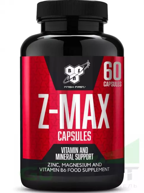 Витаминный комплекс BSN Z-Max 60 капсул, Нейтральный Витаминный комплекс BSN Z-Max 60 капсул, Нейтральный