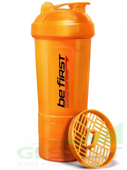 Шейкер 600 мл Be First Shaker 3in1 TS1352 500 мл, Оранжевый Шейкер 600 мл Be First Shaker 3in1 TS1352 500 мл, Оранжевый