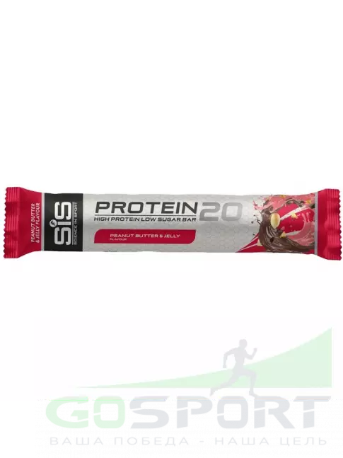 Протеиновый батончик SCIENCE IN SPORT (SiS) Protein 20 12 x 64 г, Арахисовое масло