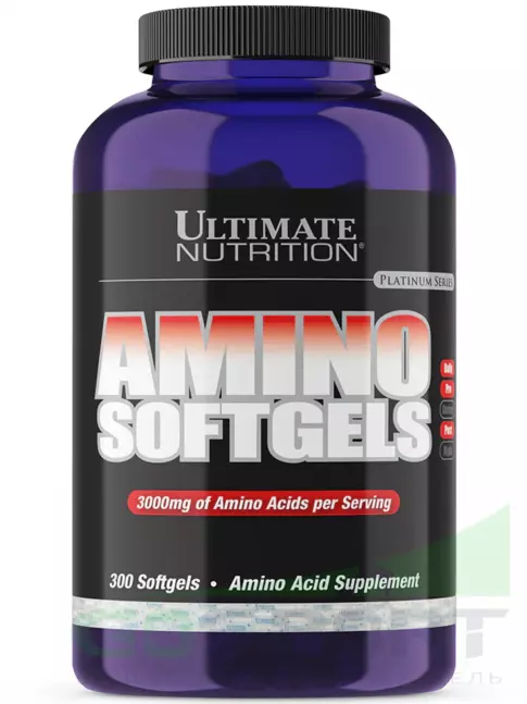 Аминокислоты Ultimate Nutrition Amino Softgels 300 софтгел Аминокислоты Ultimate Nutrition Amino Softgels 300 софтгел