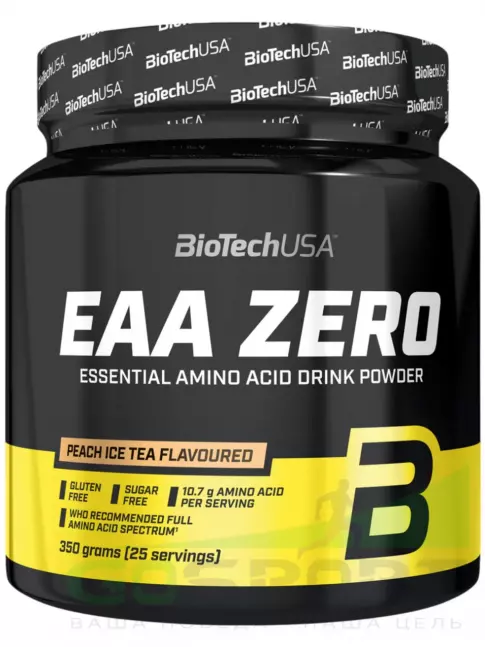 Аминокислоты BioTechUSA EAA Zero 350 г, Персиковый холодный чай Аминокислоты BioTechUSA EAA Zero 350 г, Персиковый холодный чай