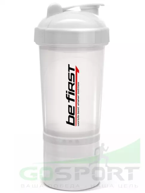 Шейкер 600 мл Be First Shaker 3in1 TS1352 500 мл, Белый