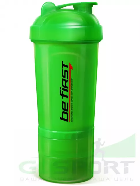 Шейкер 600 мл Be First Shaker 3in1 TS1352 500 мл, Зеленый Шейкер 600 мл Be First Shaker 3in1 TS1352 500 мл, Зеленый