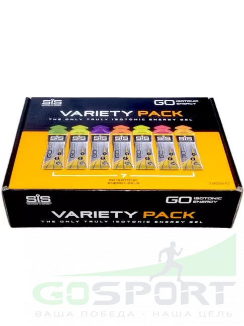 Гель питьевой SCIENCE IN SPORT (SiS) GO Isotonic Energy Gels Pack 7 x 60 мл, Mix 7 Гель питьевой SCIENCE IN SPORT (SiS) GO Isotonic Energy Gels Pack 7 x 60 мл, Mix 7