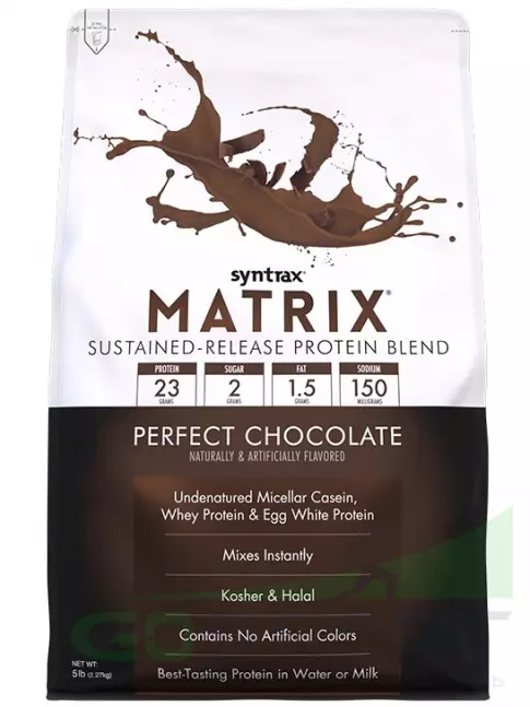 Комплексный протеин SYNTRAX Matrix 5 lbs 2270 г, Шоколад Комплексный протеин SYNTRAX Matrix 5 lbs 2270 г, Шоколад