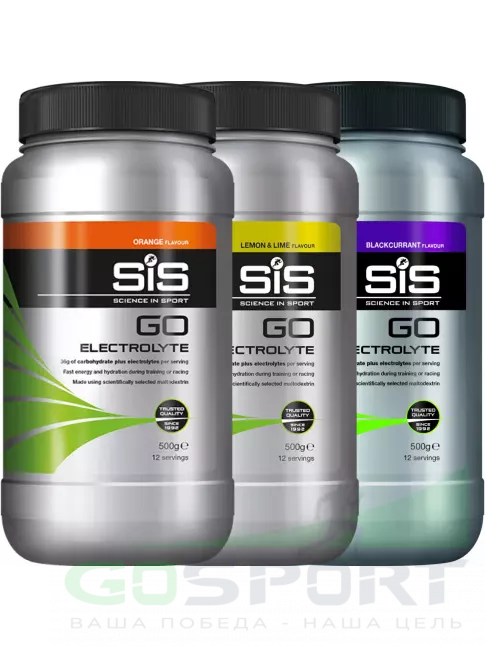 Изотоник SCIENCE IN SPORT (SiS) GO Electrolyte Powder (ДУБЛЬ) 3 x 500 г, Апельсин, Лимон-лайм, Черная смородина Изотоник SCIENCE IN SPORT (SiS) GO Electrolyte Powder (ДУБЛЬ) 3 x 500 г, Апельсин, Лимон-лайм, Черная смородина
