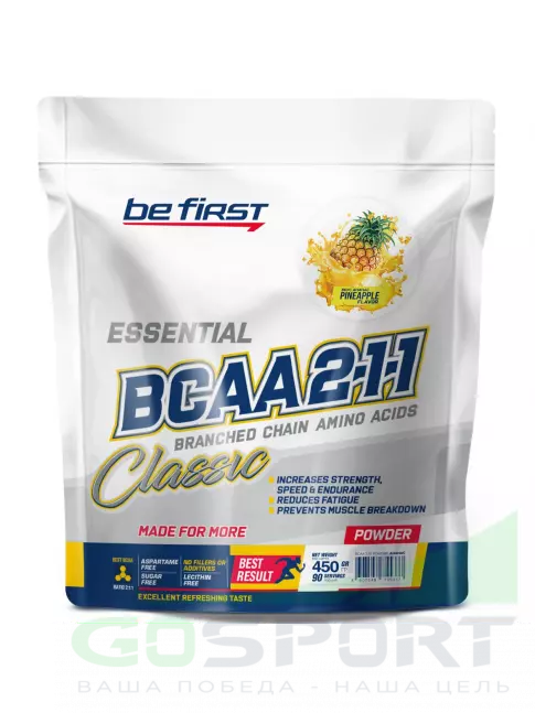 BCAA Be First BCAA Classic 450 г, Ананас BCAA Be First BCAA Classic 450 г, Ананас