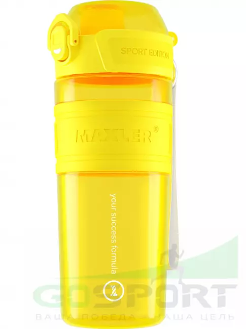 Шейкер 700 мл MAXLER Shaker Bottle Sport Edition 750 мл, Желтый Шейкер 700 мл MAXLER Shaker Bottle Sport Edition 750 мл, Желтый