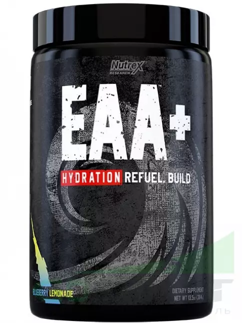 Незаменимые аминокислоты Nutrex EAA+ HYDRATION 390 г, Черничный лимонад Незаменимые аминокислоты Nutrex EAA+ HYDRATION 390 г, Черничный лимонад