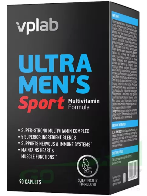 Витамины для мужчин VP Laboratory ULTRA MEN'S SPORT 90 каплет