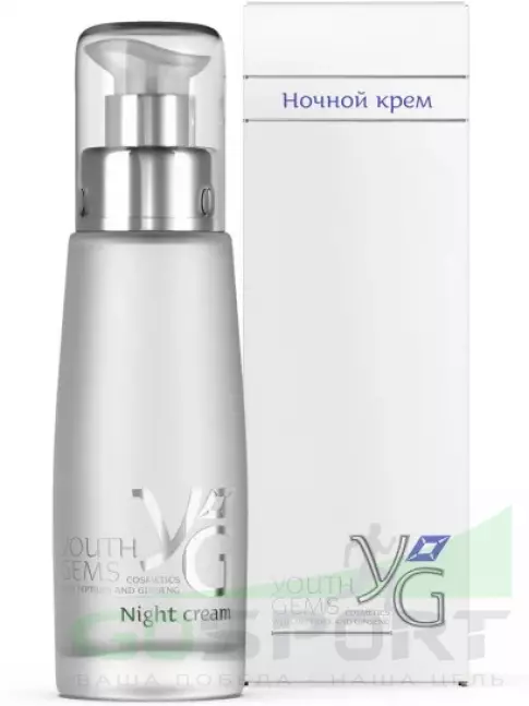 Кремы, гели для лица PEPTIDES YOUTH GEMS Крем ночной для лица 50 мл