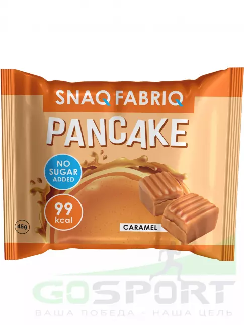 Протеиновый батончик SNAQ FABRIQ Панкейк с начинкой 45 г, Мягкая карамель Протеиновый батончик SNAQ FABRIQ Панкейк с начинкой 45 г, Мягкая карамель