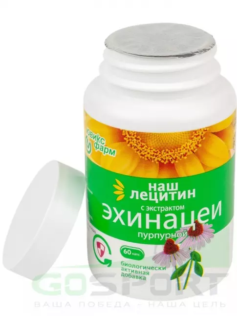 Лецитин НАШ ЛЕЦИТИН с экстрактом Эхинацеи 60 капсул