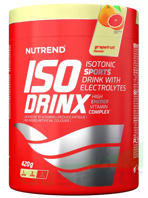 Изотоник NUTREND Isodrinx 420 г, Грейпфрут Изотоник NUTREND Isodrinx 420 г, Грейпфрут
