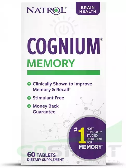 Концентрации внимания Natrol Cognium 100mg 60 таблеток