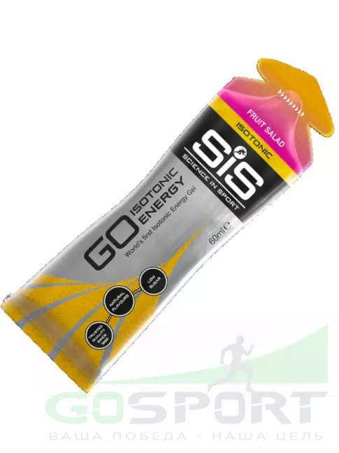 Гель питьевой SCIENCE IN SPORT (SiS) GO Energy 8 шт+ caffeine 2 шт. 10 x 60 мл, Mix 10 Гель питьевой SCIENCE IN SPORT (SiS) GO Energy 8 шт+ caffeine 2 шт. 10 x 60 мл, Mix 10