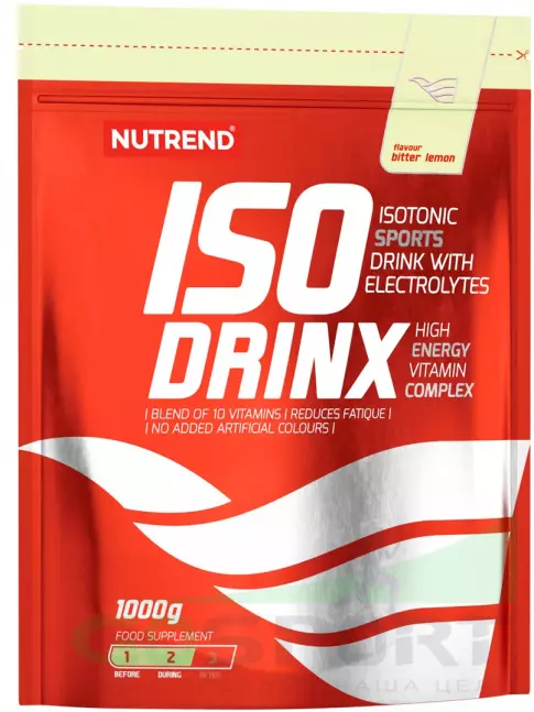 Изотоник NUTREND Isodrinx 1000 г, Горький лимон