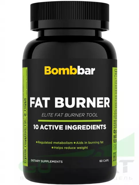 Жиросжигатель BombBar Fat Burner 60 капсул Жиросжигатель BombBar Fat Burner 60 капсул