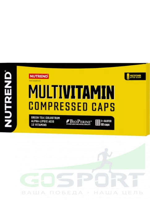 Витаминный комплекс NUTREND MULTIVITAMIN COMPRESSED CAPS 60 капсул Витаминный комплекс NUTREND MULTIVITAMIN COMPRESSED CAPS 60 капсул