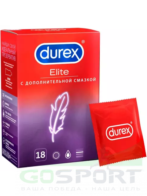 Презервативы Durex Elite (сверхтонкие) 18 шт Презервативы Durex Elite (сверхтонкие) 18 шт
