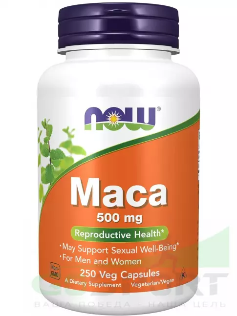 MAKA NOW Foods Maca 500 mg 250 веган капсул MAKA NOW Foods Maca 500 mg 250 веган капсул