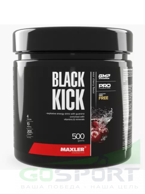 Кофеин MAXLER Black Kick 500 г, Кола Кофеин MAXLER Black Kick 500 г, Кола