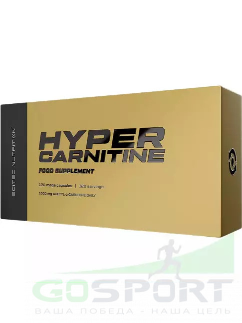 Ацетил L-Карнитин Scitec Nutrition Hyper Carnitine 120 капсул