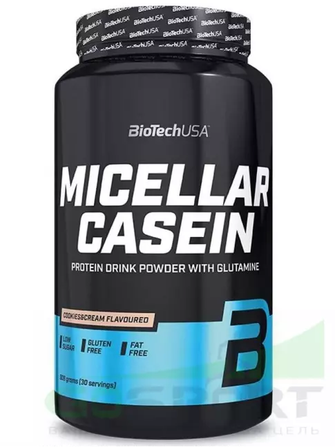 Казеиновый протеин BioTechUSA Micellar Casein 908 г, Печенье и крем
