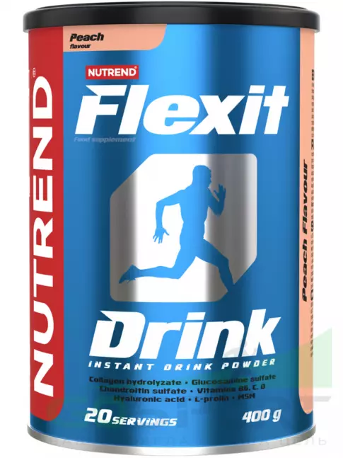 Комплекс хондропротекторов NUTREND Flexit Drink 2 x 400 г, Персик