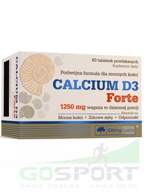 Кальций OLIMP Calcium D3 Forte 60 таблеток Кальций OLIMP Calcium D3 Forte 60 таблеток