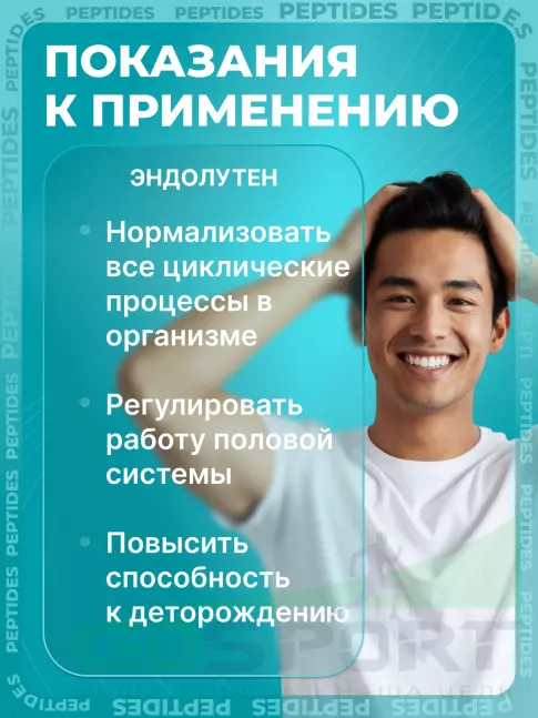 Пептиды Хавинсона PEPTIDES Эндолутен (Endoluten) 60 капсул Пептиды Хавинсона PEPTIDES Эндолутен (Endoluten) 60 капсул