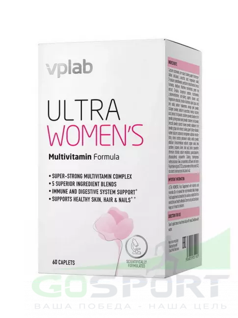 Витамины для женщин VP Laboratory ULTRA WOMEN'S 60 каплет Витамины для женщин VP Laboratory ULTRA WOMEN'S 60 каплет