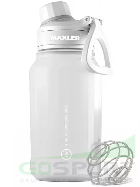 Шейкер 700 мл MAXLER Water Bottle Shake&Mix 750 мл, Белый Шейкер 700 мл MAXLER Water Bottle Shake&Mix 750 мл, Белый