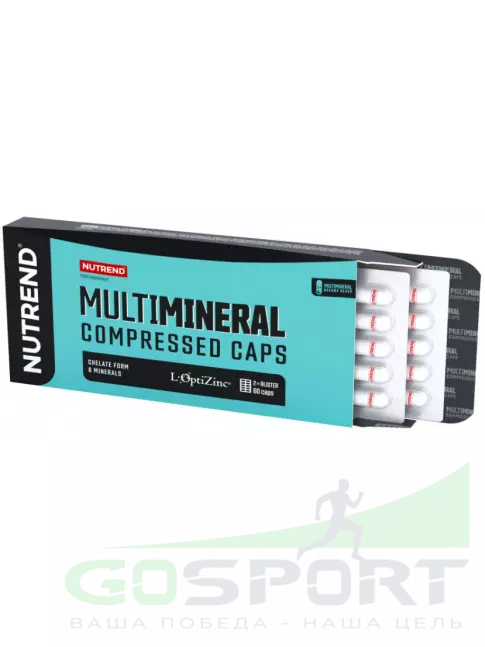 Основные минералы NUTREND MULTIMINERAL COMPRESSED CAPS 60 капсул Основные минералы NUTREND MULTIMINERAL COMPRESSED CAPS 60 капсул