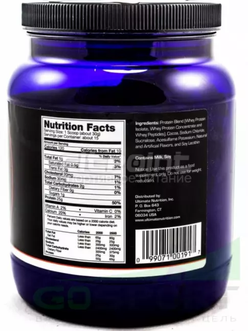 Сывороточный протеин Ultimate Nutrition Prostar Whey 454 г, Шоколадный крем Сывороточный протеин Ultimate Nutrition Prostar Whey 454 г, Шоколадный крем