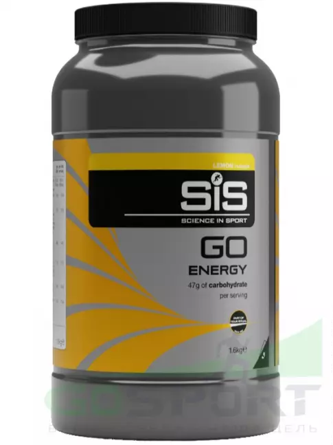 Углеводная загрузка SCIENCE IN SPORT (SiS) GO Energy Powder 1600 г, Лимон