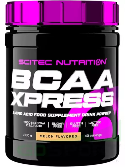 BCAA Scitec Nutrition BCAA Xpress 2:1:1 280 г, Дыня BCAA Scitec Nutrition BCAA Xpress 2:1:1 280 г, Дыня