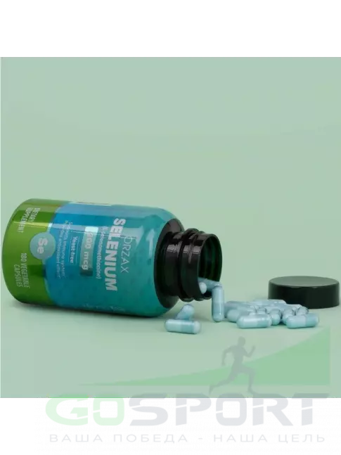 Селен Orzax Selenium 200 mcg 180 веган капсул Селен Orzax Selenium 200 mcg 180 веган капсул