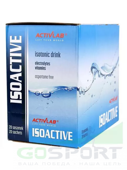 Изотоник ActivLab Isoactiv 630 г (20 саше) 20 х 31,5 гр, Апельсин Изотоник ActivLab Isoactiv 630 г (20 саше) 20 х 31,5 гр, Апельсин
