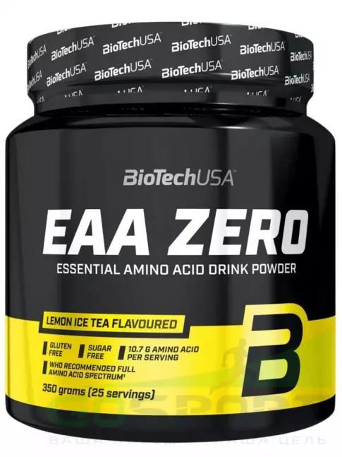 Аминокислоты BioTechUSA EAA Zero 350 г, Лимонный холодный чай