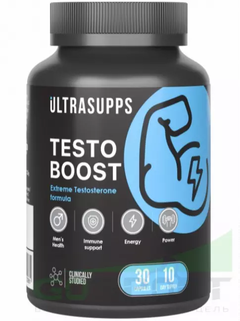 Тестобустеры UltraSupps Testoboost 30 капсул
